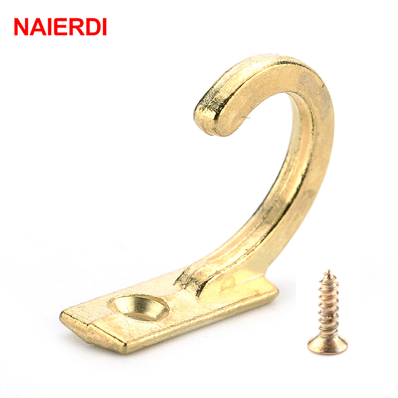 Furniture Hardware Antique - NAIERDI 10 adet küçük antika kanca