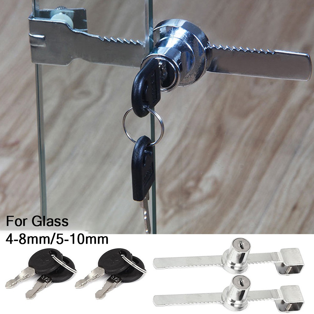 Furniture Joinery Hardware - 1 adet kilitli dolap sürgülü cam