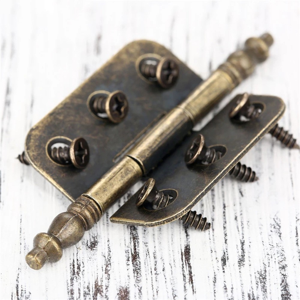 Furniture Hardware Antique - Menteşe tamir plaka antika bronz taç