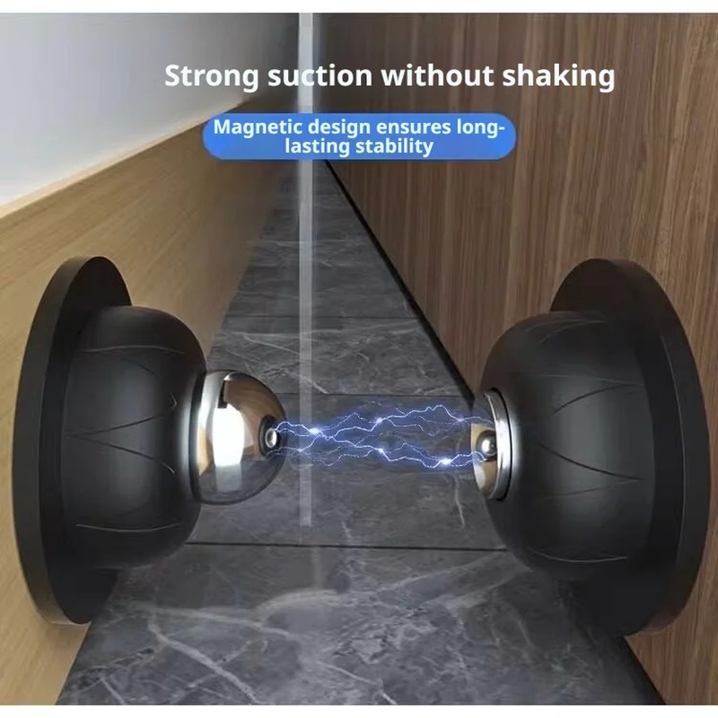 Magnetic Catch Door - Manyetik Deliksiz Silikon Giriş Kapı Durdurucu,