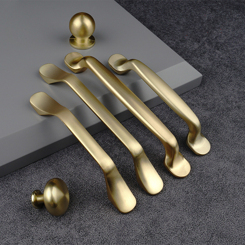 Furniture Hardware Gold - Altın Mobilya Kolları Alüminyum Mutfak Kulpları