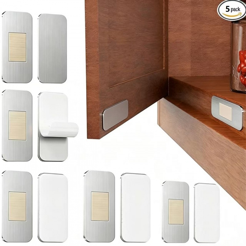 Magnetic Catch Door - Manyetik Dolap Kapı Mandalı Paslanmaz Çelik