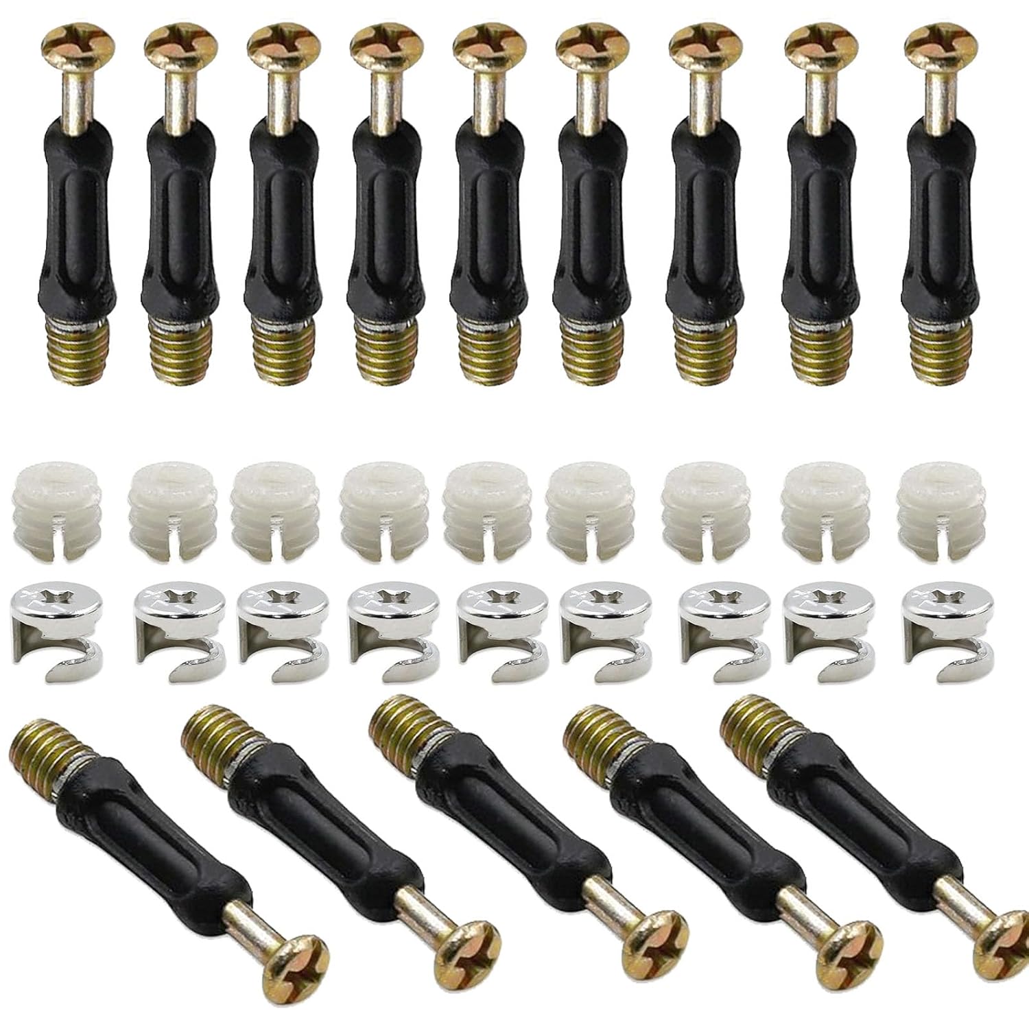 Furniture Joinery Hardware - 50 Set 3'ü 1 Arada Mobilya
