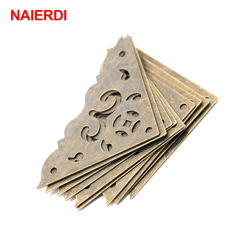 Furniture Hardware Antique - 30 adet NAIERDI mücevher kutusu köşe