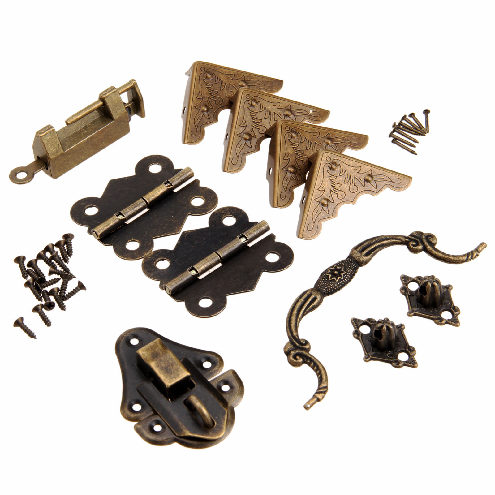 Furniture Hardware Antique - 9 adet/takım mobilya parçaları çin pirinç