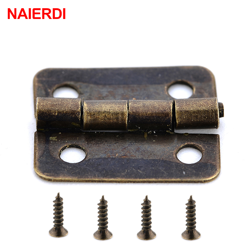 Furniture Hardware Antique - 50 adet NAIERDI antika menteşe Mini
