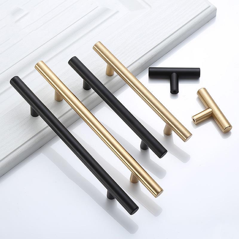Modern Altın Fırçalanmış Düz D - Furniture Hardware Gold incelemesi ve fiyatı