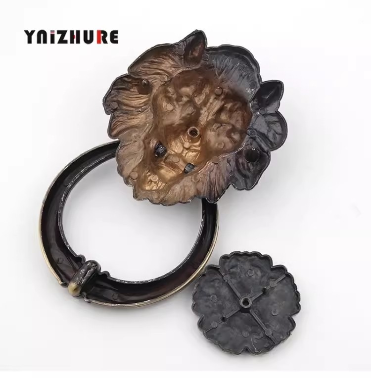 Antik Bronz Aslan Başı Kulplu  - Furniture Hardware Antique incelemesi ve fiyatı