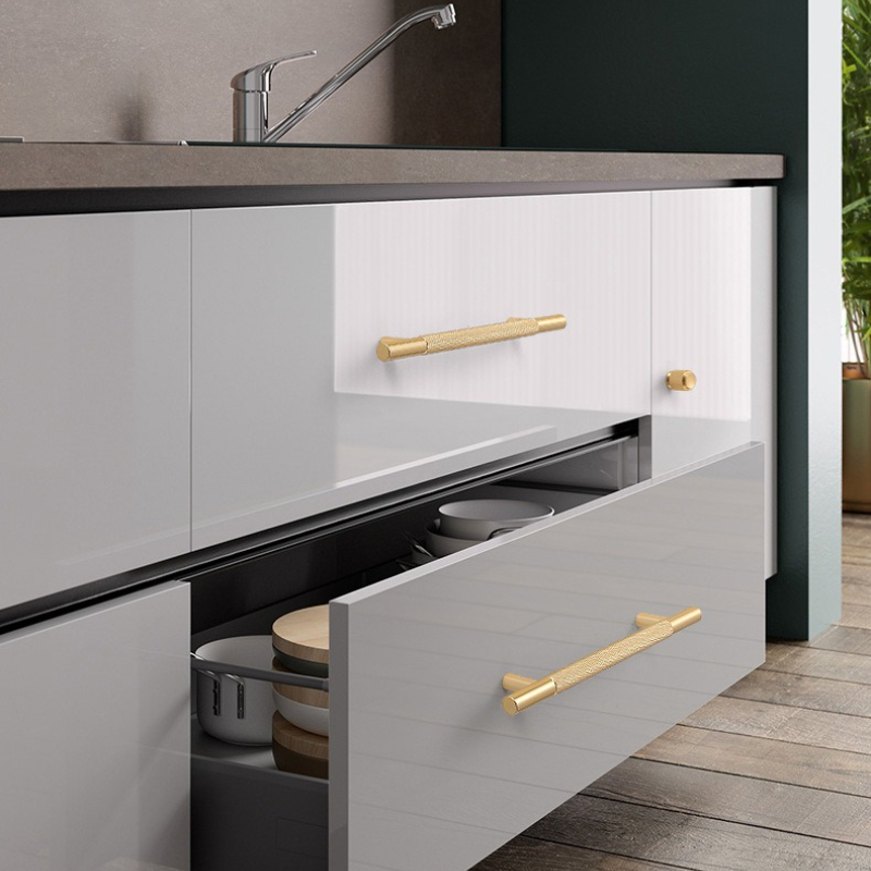 Siyah Altın Tırtıllı Mutfak Do - Furniture Hardware Gold incelemesi ve fiyatı