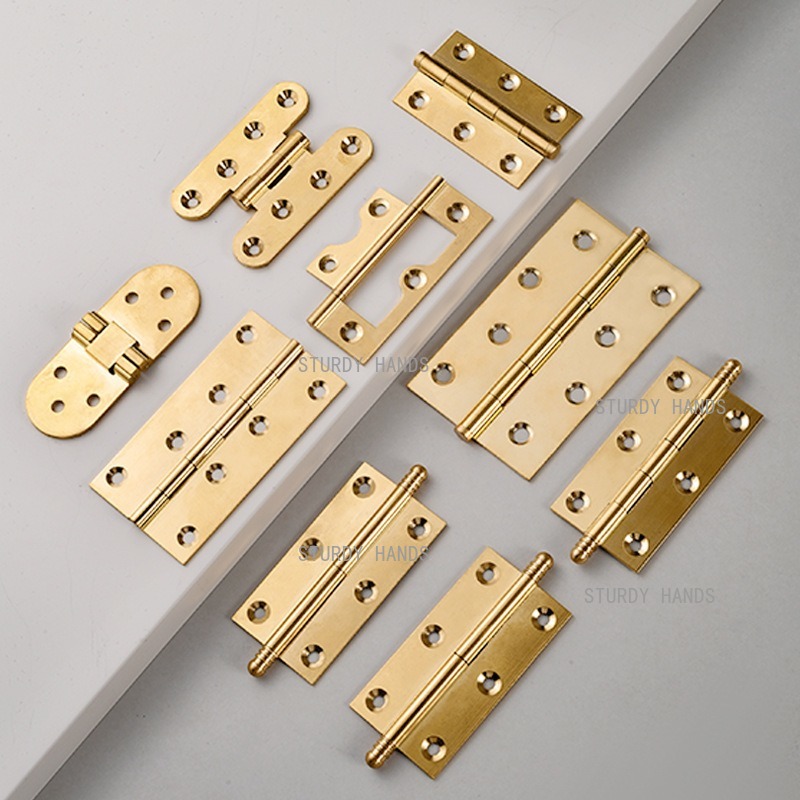 10 adet Pirinç Menteşeler, Alt - Furniture Hardware Gold incelemesi ve fiyatı