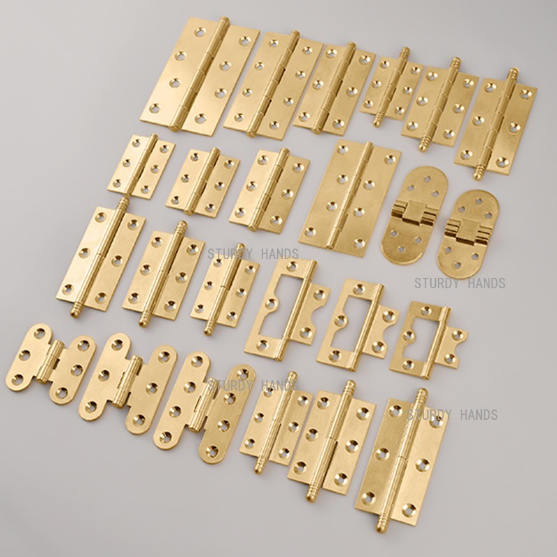 10 adet Pirinç Menteşeler, Alt - Furniture Hardware Gold incelemesi ve fiyatı