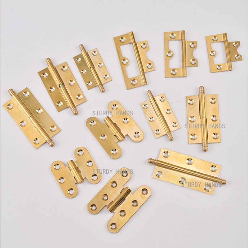 10 adet Pirinç Menteşeler, Alt - Furniture Hardware Gold incelemesi ve fiyatı
