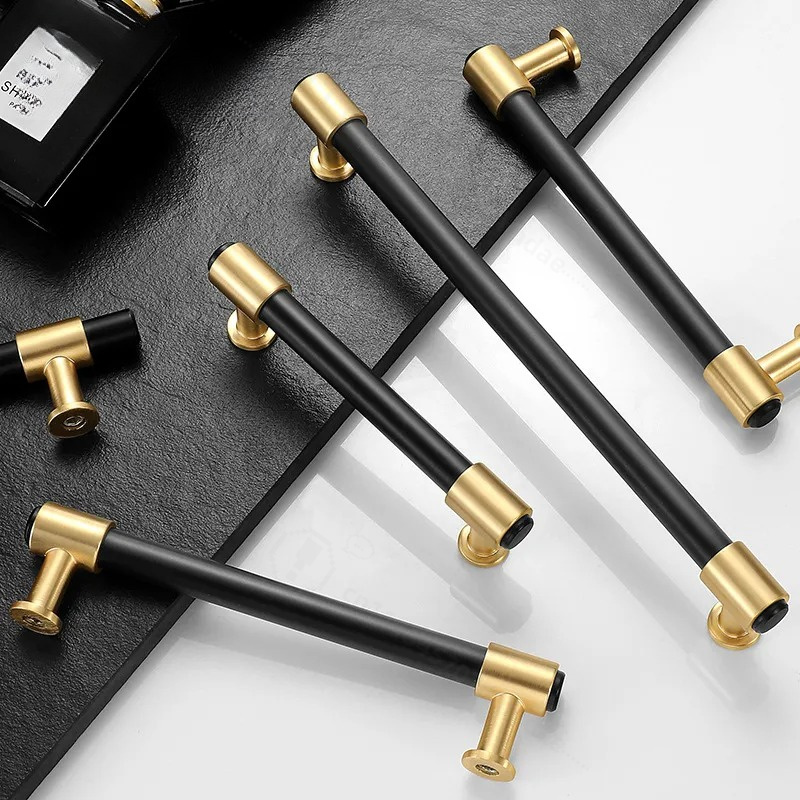 Modern Basit İskandinav Siyah  - Furniture Hardware Gold incelemesi ve fiyatı