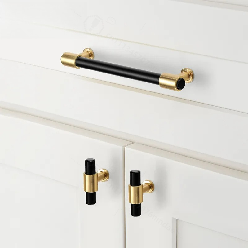 Modern Basit İskandinav Siyah  - Furniture Hardware Gold incelemesi ve fiyatı