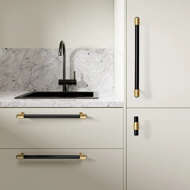 Modern Basit İskandinav Siyah  - Furniture Hardware Gold incelemesi ve fiyatı