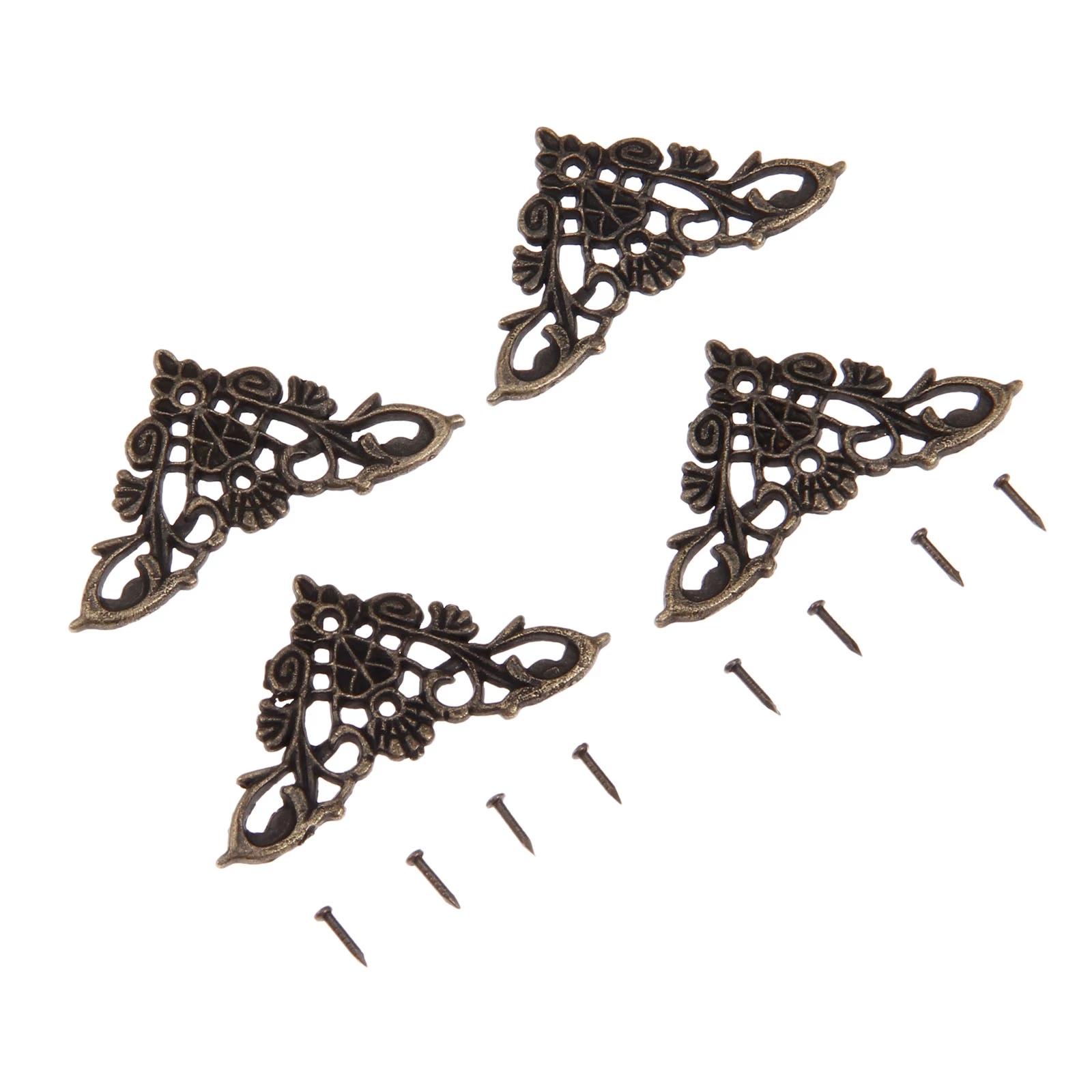 12 adet Antika Köşe Braketleri - Furniture Hardware Antique incelemesi ve fiyatı